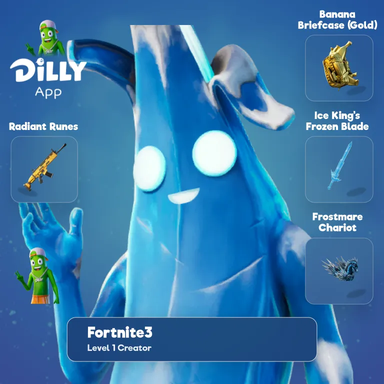 Ice King's Frozen Blade combo by Fortnite3