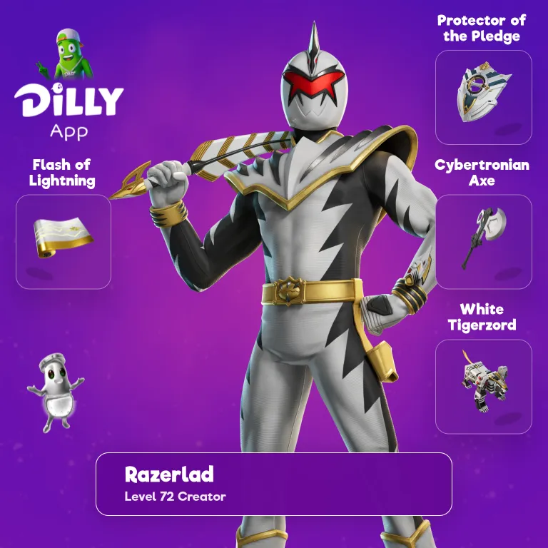 White Dino Ranger combo by RazerLad