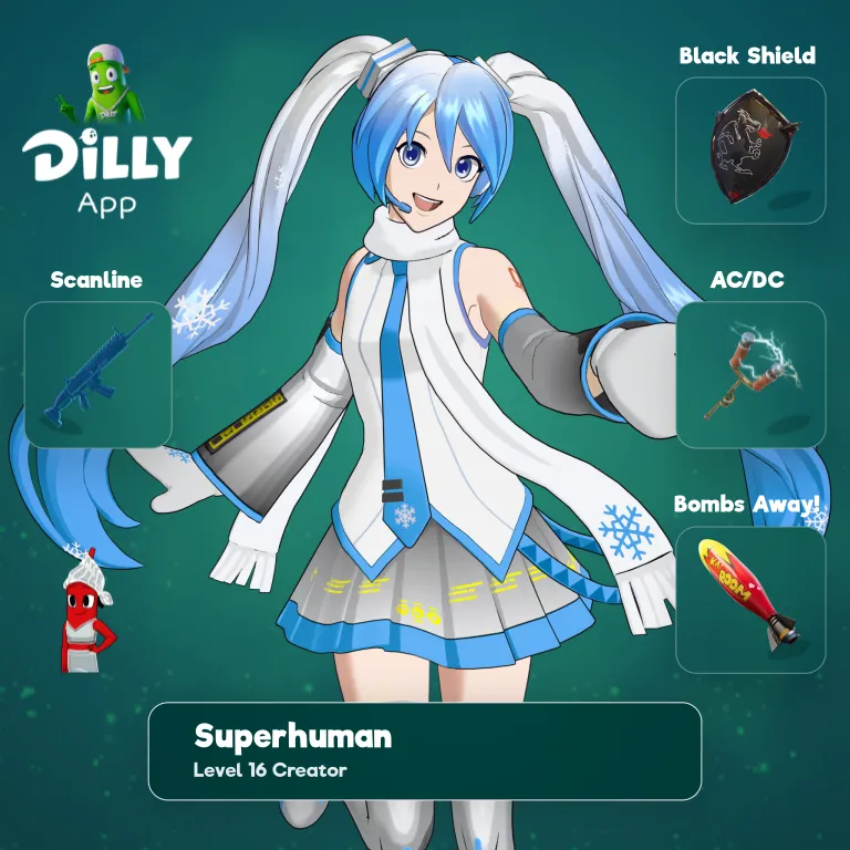 Snow Miku combo by superhuman