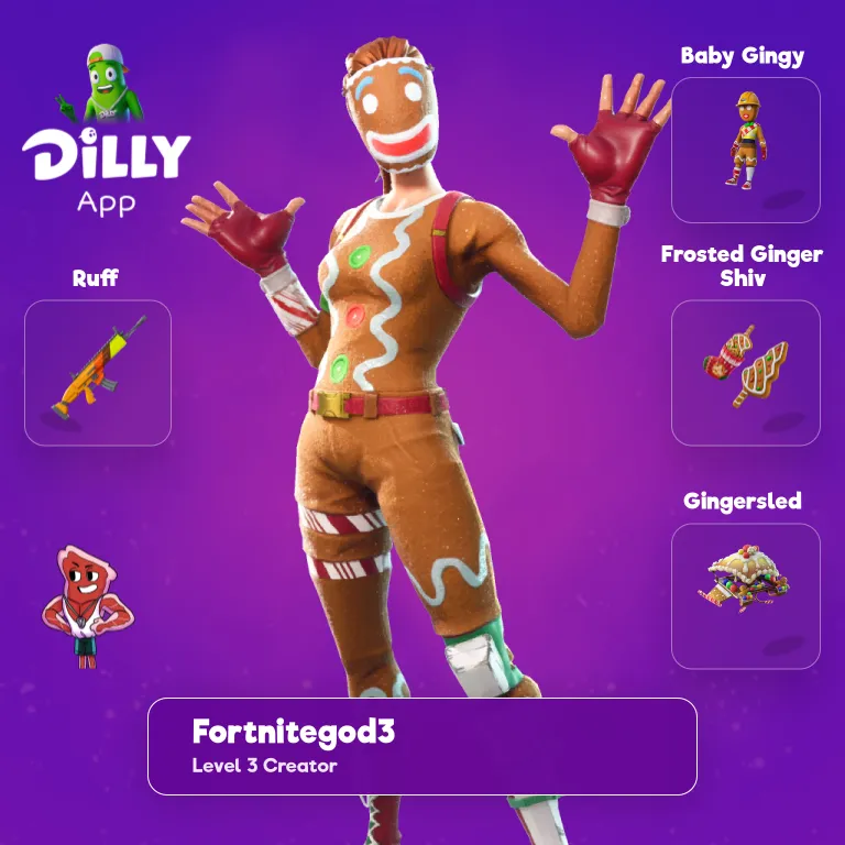Frosted Ginger Shiv combo by Fortnitegod363