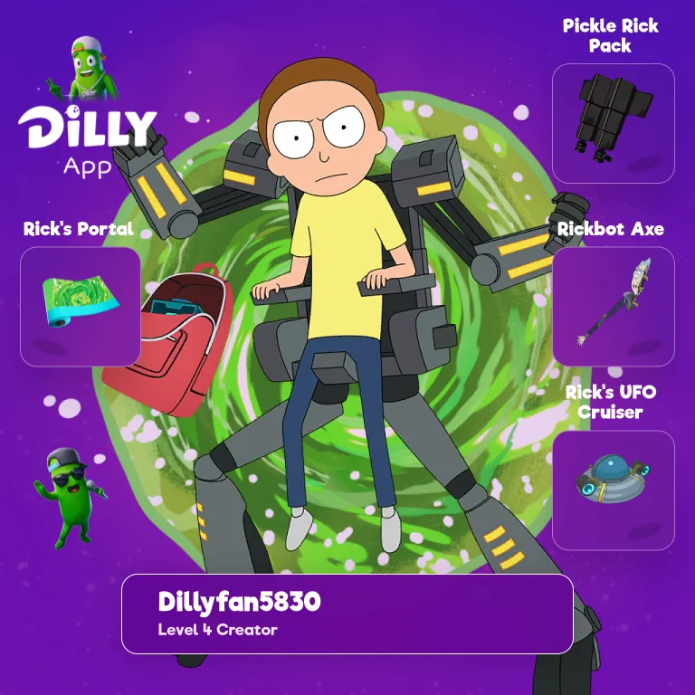 Rickbot Axe combo by DillyFan583060