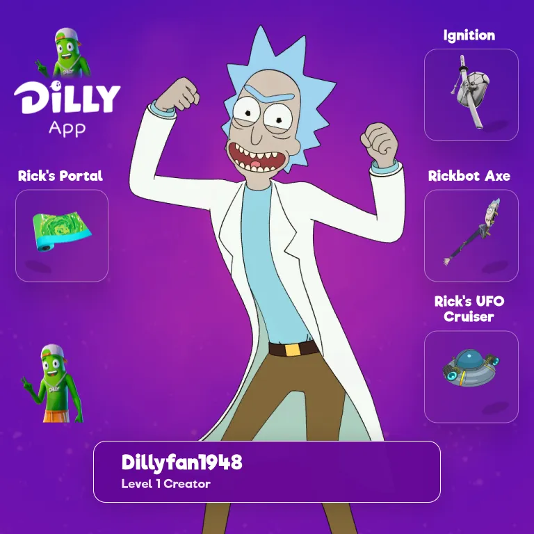 Rickbot Axe combo by DillyFan194892