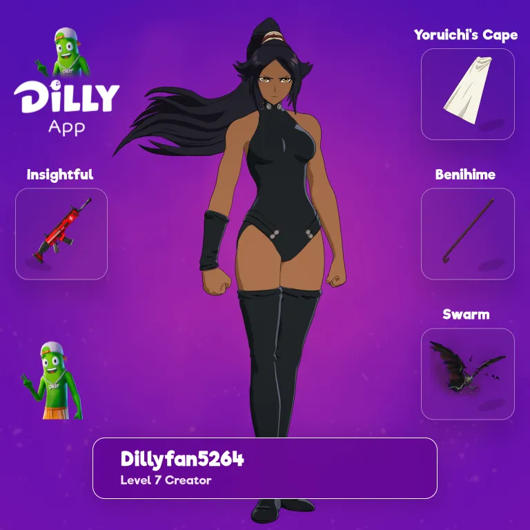 Yoruichi's Cape combo by DillyFan526449
