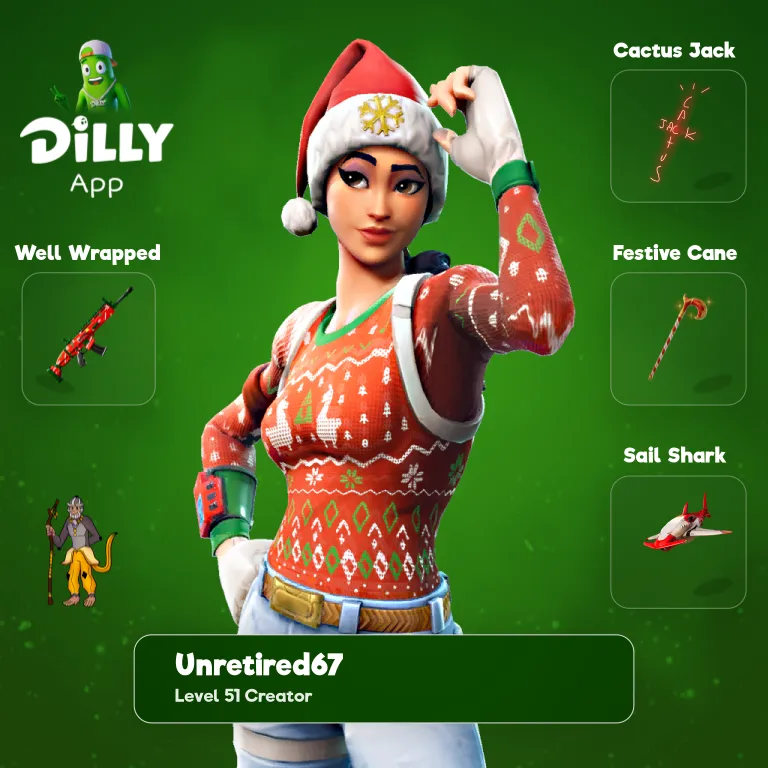 Festive Cane combo by UNRETIRED67