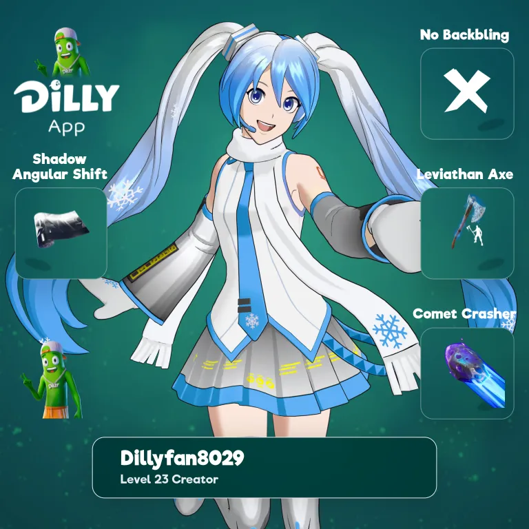 Snow Miku combo by DillyFan802954