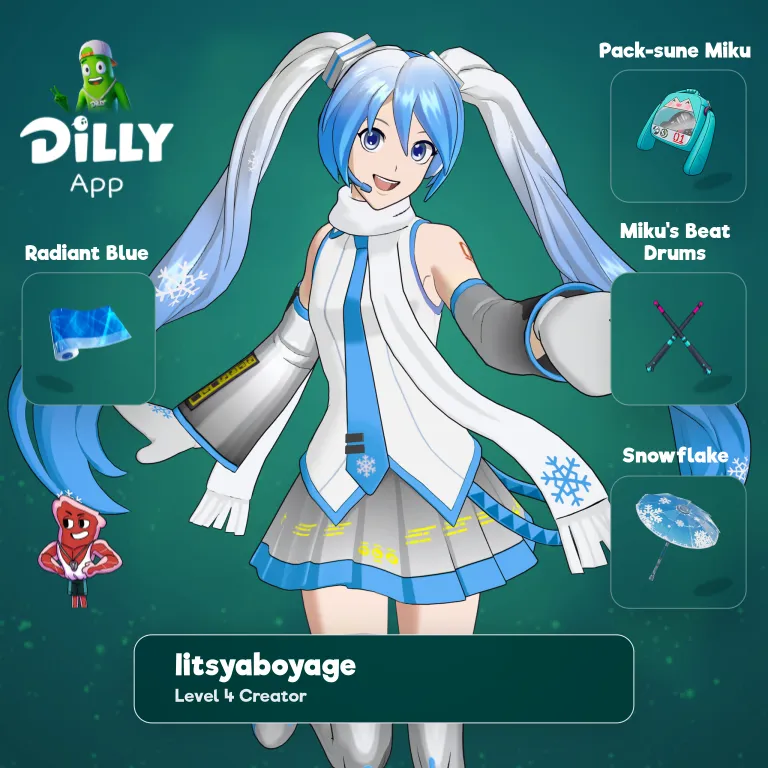 Snow Miku combo by Iitsyaboyagt
