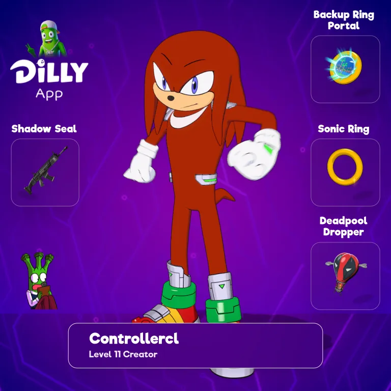 Knuckles the Echidna combo by controllerClix