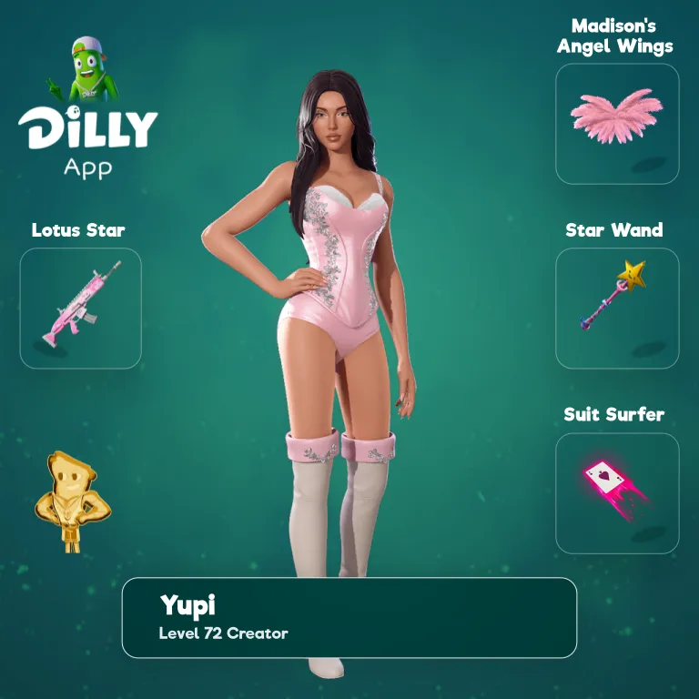 Satin Angel Madison combo by Yupi