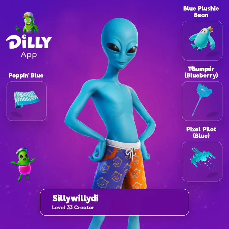 Blue Plushie Bean combo by SillyWillyDill