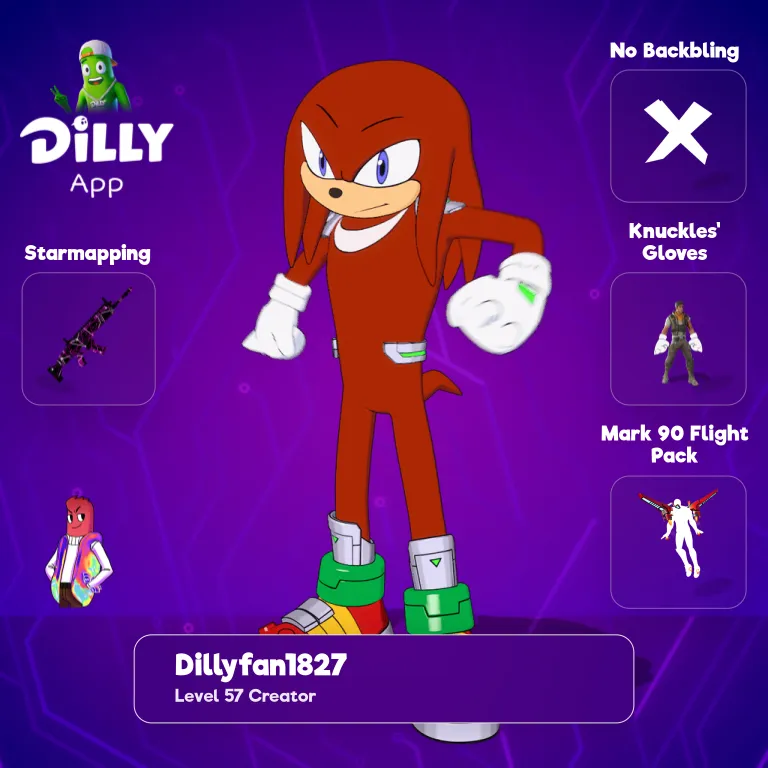 Knuckles the Echidna combo by DillyFan182706