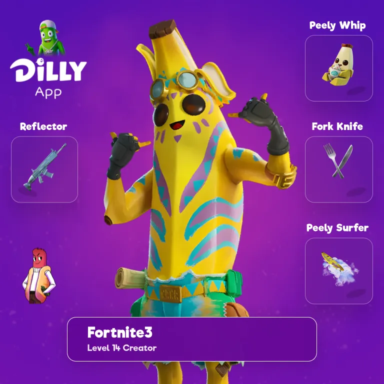 Peely Surfer combo by Fortnite3