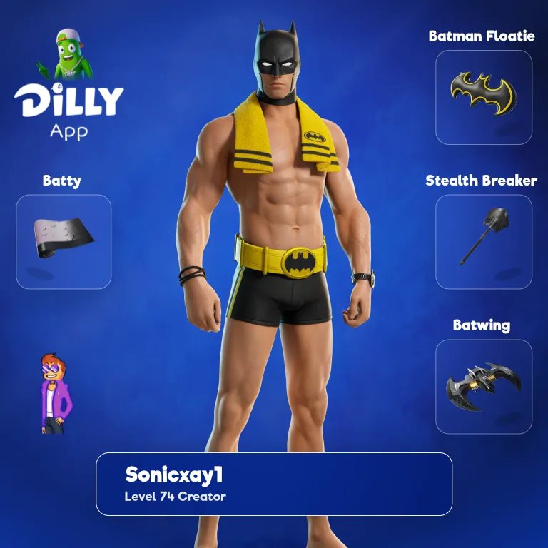Beach Bod Batman combo by SonicXay1