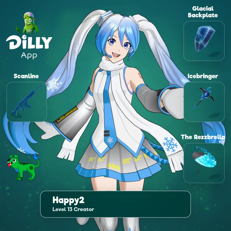 Snow Miku combo by happy2