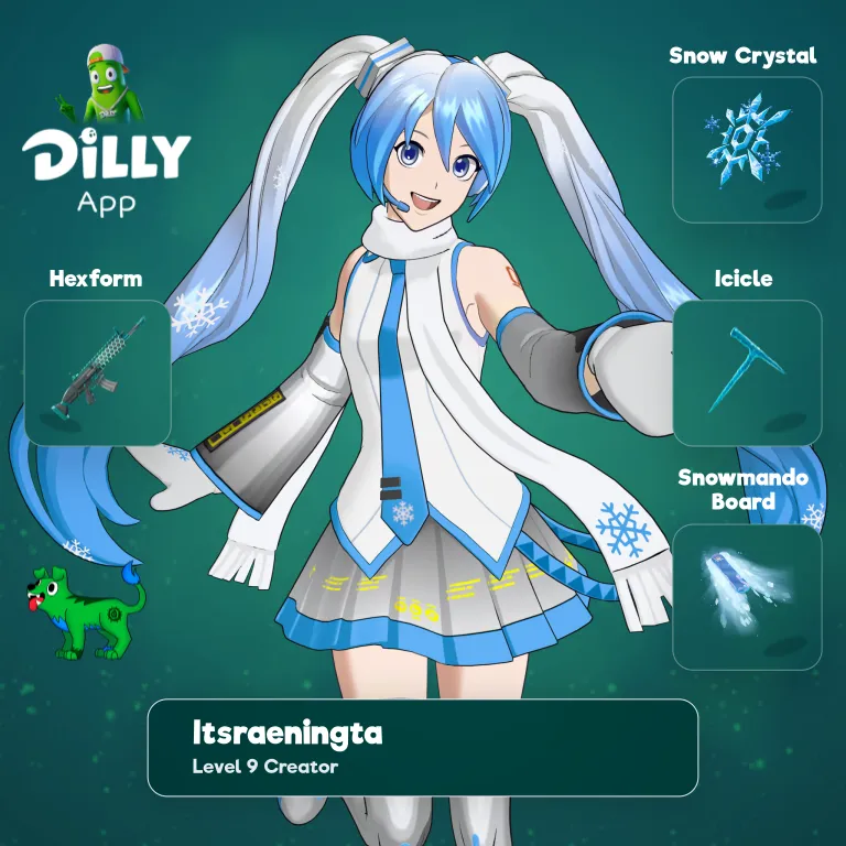 Snow Miku combo by itsraeningtacos