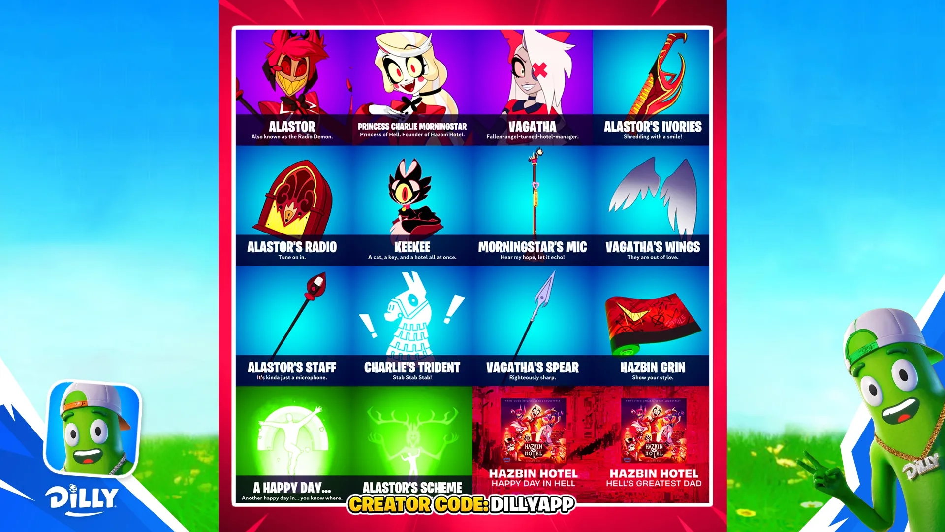 ALL HAZBIN HOTEL COSMETICS 📌