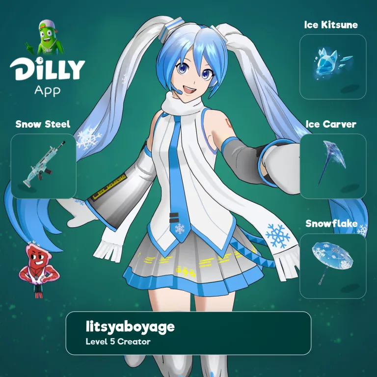 Snow Miku combo by Iitsyaboyagt