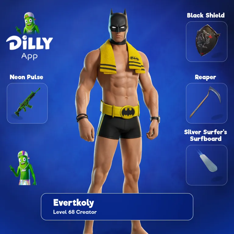 Beach Bod Batman combo by Evertkoly
