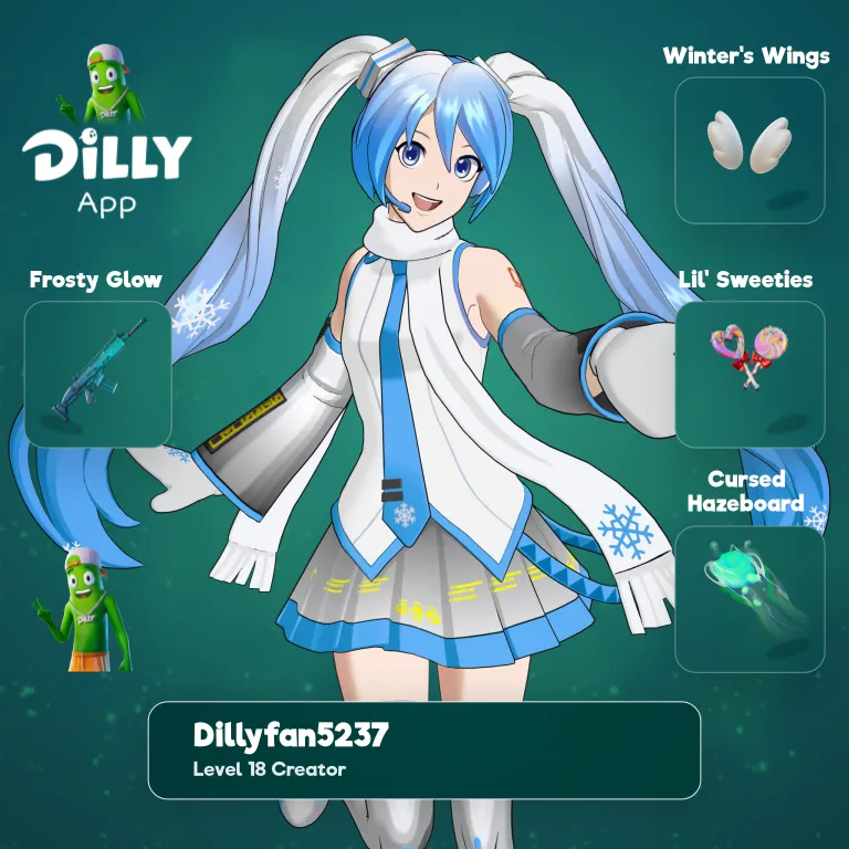 Snow Miku combo by DillyFan523796