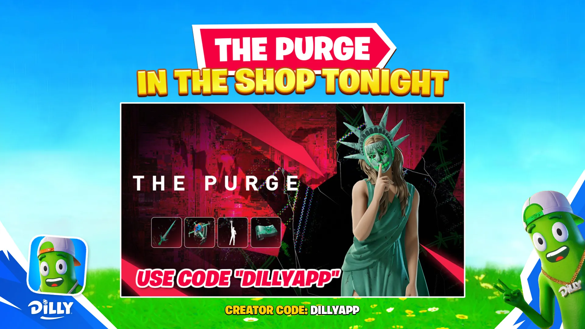 LADY LIBERTY Skin TONIGHT 🎃