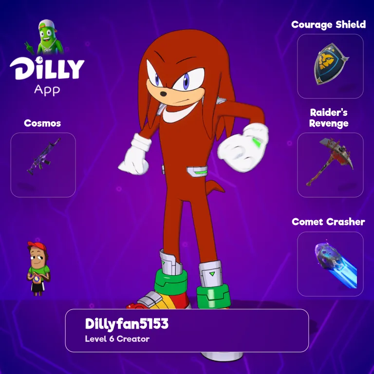 Knuckles the Echidna combo by DillyFan515382