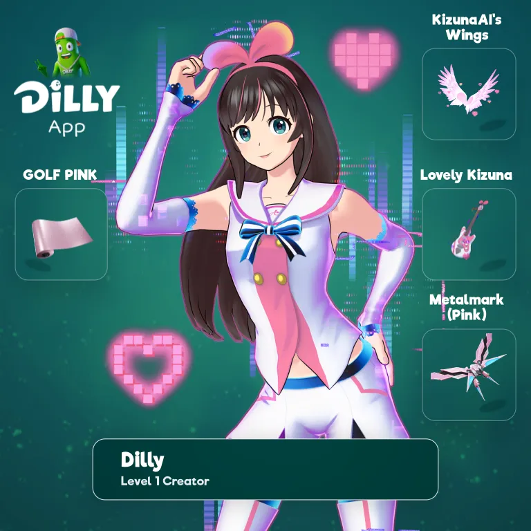 KizunaAI's Wings combo by Tess_once