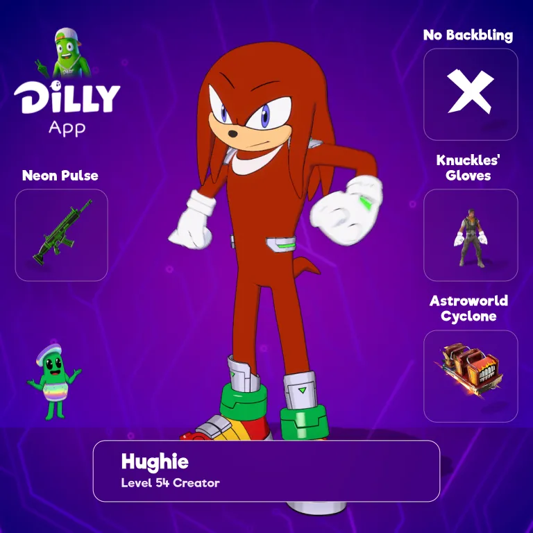 Knuckles' Gloves combo by HWH