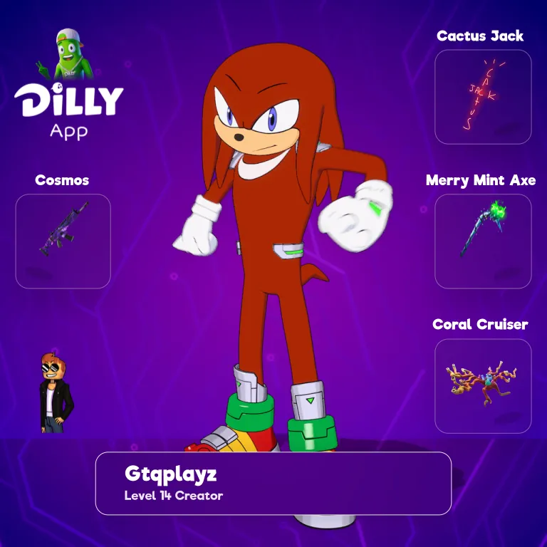 Knuckles the Echidna combo by GTQplayz