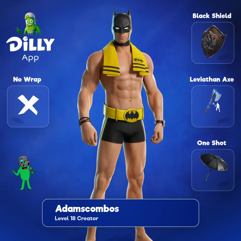 Beach Bod Batman combo by AdamsCombos