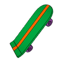 Bart's Skateboard
