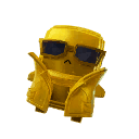 Gold Jonesy Sprite Trainer