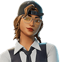 glasses on