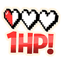 1 HP — Uncommon Emoticon Fortnite cosmetic