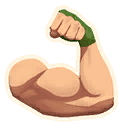 Flex — Uncommon Emoticon Fortnite cosmetic