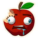 Bad Apple — Uncommon Emoticon Fortnite cosmetic