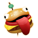 Durrr Burger — Uncommon Emoticon Fortnite cosmetic