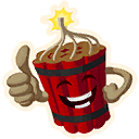 Dynamite — Uncommon Emoticon Fortnite cosmetic