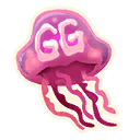 GG Jellyfish — Uncommon Emoticon Fortnite cosmetic