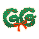 GG Wreath — Uncommon Emoticon Fortnite cosmetic