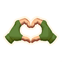 Heart Hands — Uncommon Emoticon Fortnite cosmetic