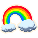 Rainbow — Uncommon Emoticon Fortnite cosmetic