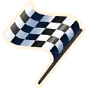 Checkered Flag — Uncommon Emoticon Fortnite cosmetic