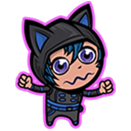 Neko Hope — Uncommon Emoticon Fortnite cosmetic