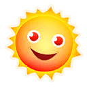 Sunshine — Uncommon Emoticon Fortnite cosmetic