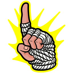 Single Finger Strike — Uncommon Emoticon Fortnite cosmetic