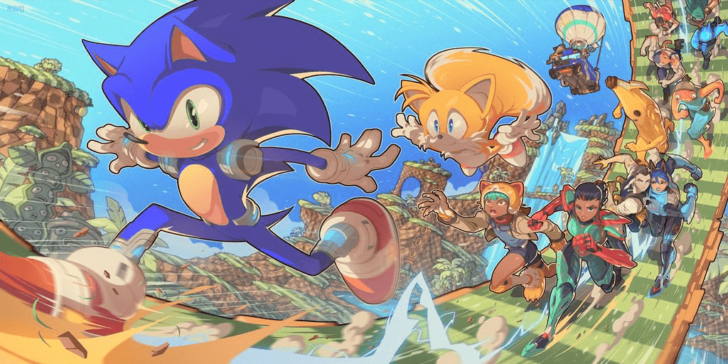 Green Hill Race — Gaming Legends Series Loading Screen Fortnite cosmetic