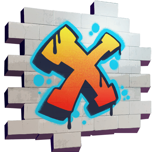 X Mark — Uncommon Spray Fortnite cosmetic