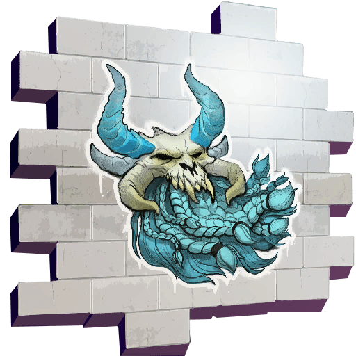 Skull & Beard — Uncommon Spray Fortnite cosmetic