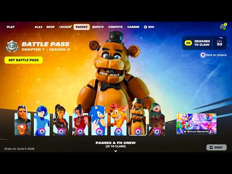 Fortnite Chapter 7 Season 4 - Battle Pass Showcase