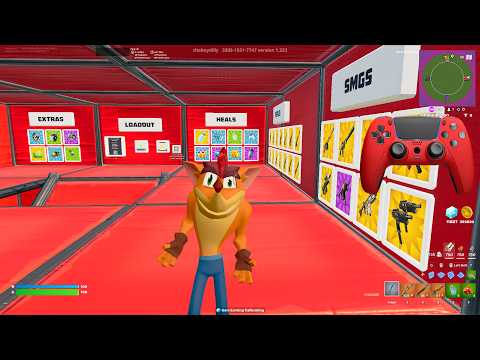 *NEW* CRASH BANDICOOT SKIN Fortnite 3v3v3v3 Go Goated🐐Zone Wars Gameplay🎮