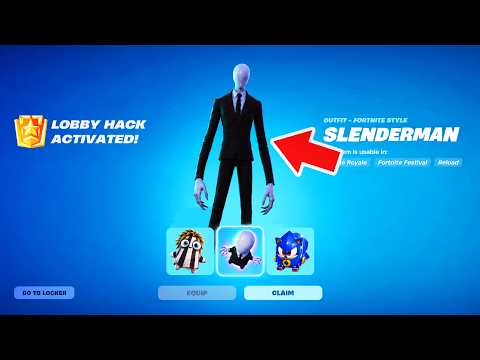 *UNLOCK* SLENDERMAN SKIN & NEW SPRITES ADMIN PANEL CODES Added in WAVE 2 Fortnite Update (New Codes)